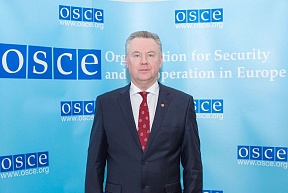 А.К.Лукашевич по случаю 25 летия основания Постоянного представительства Российской Федерации при Организации по безопасности и сотрудничеству в Европе, 1 июня 2021 года
